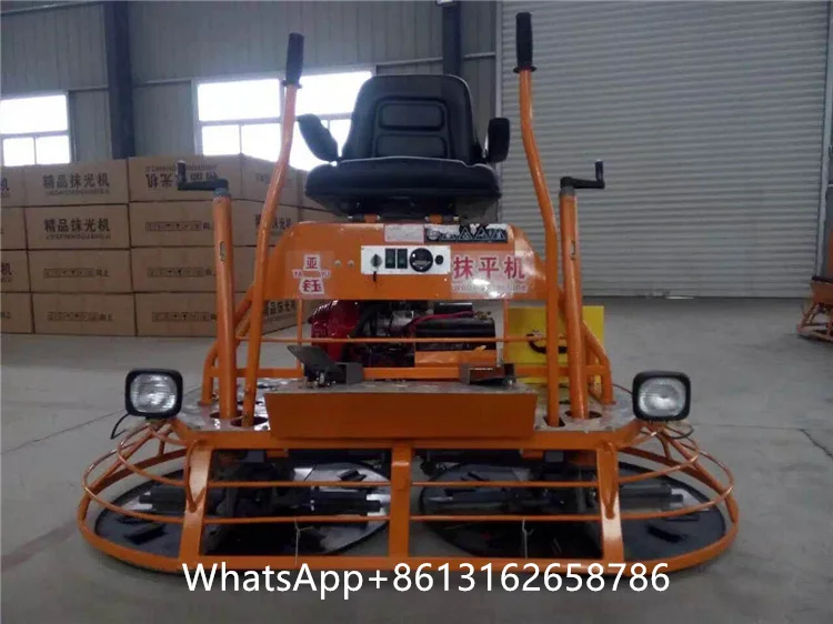 24 inch handheld cement concrete helicopter walk behind power trowel machine