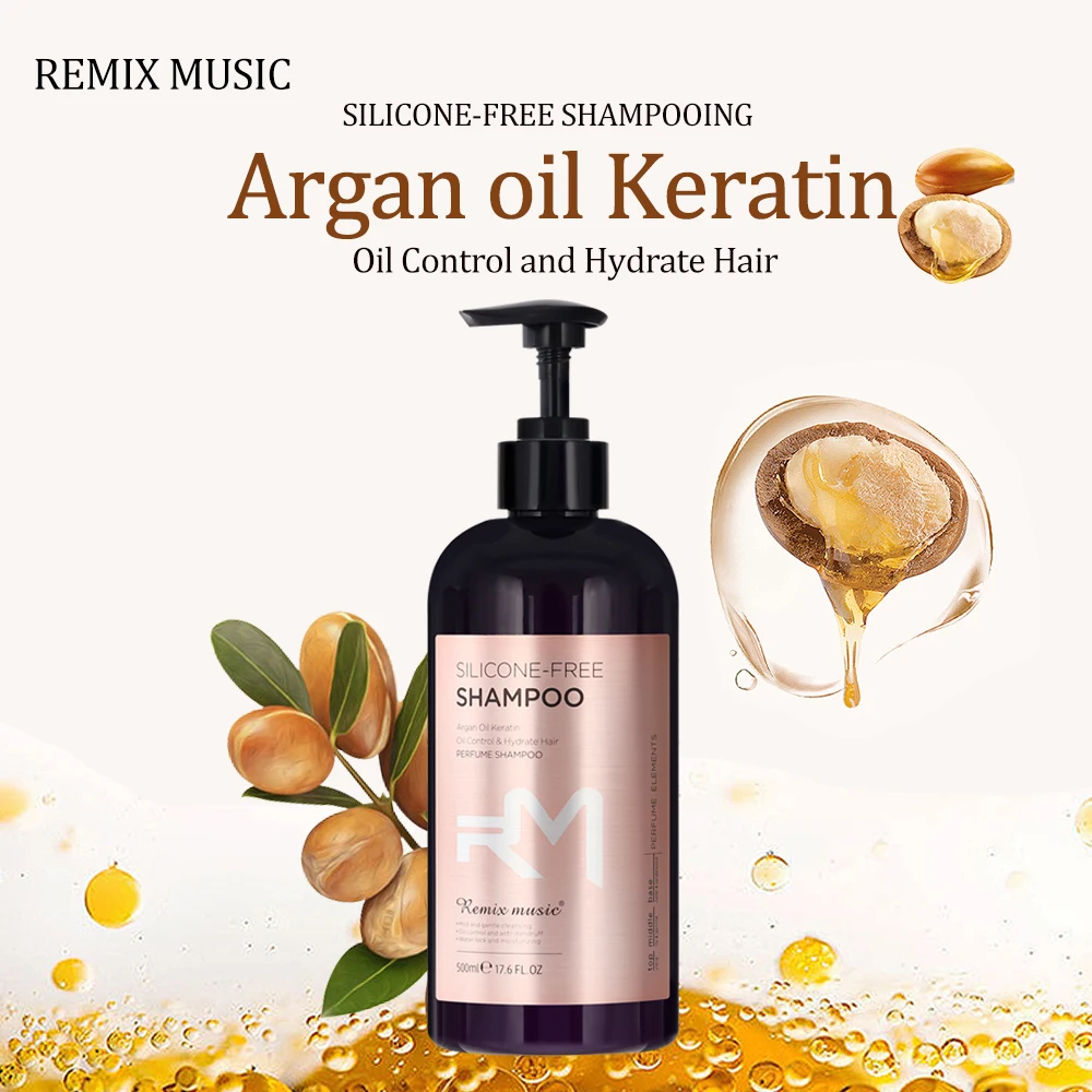 OEM Factory Wholesale 500ML Treatment Shiny Hair Purple Nourishing Argan Organic Care Hydrating Keep Hair Shampoo
