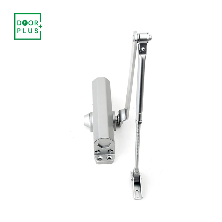 Doorpuls Adjustable speed hydraulic door closer heavy duty Aluminum automatic door closer 65-85KG door closer