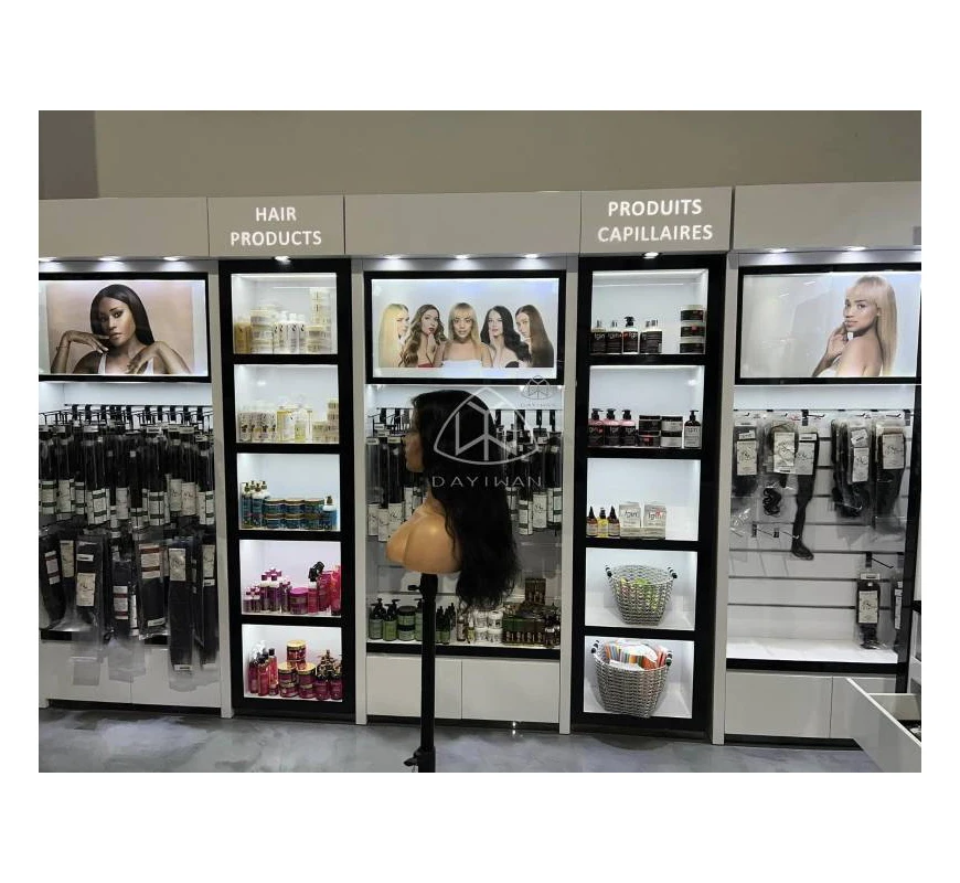 Wall Display Stand Shelf Cosmetics Product Cabinet Beauty Store Shelving Display Cases Cosmetic Supply Display Stand Rack