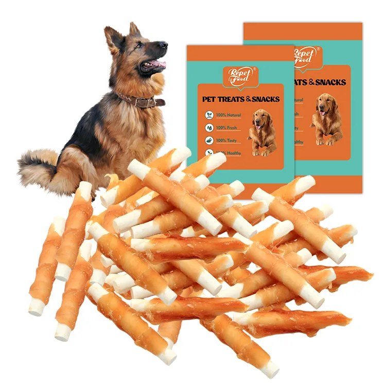 Hot Sale Healthy bones rawhide pressed wrapped meats mini rawhide pressed bones with chicken