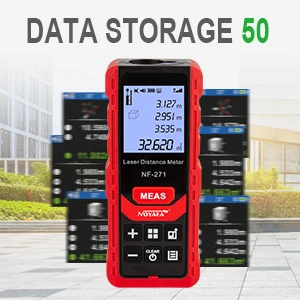 Handheld 80m Laser Distance Meter Length Volume Measurement Diastimeter NF-272L
