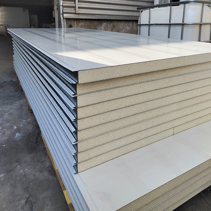manufacturer kit home prefab house polyurethane sandwich panel 100mm 200mm cabins roof panels for poland romania turkey