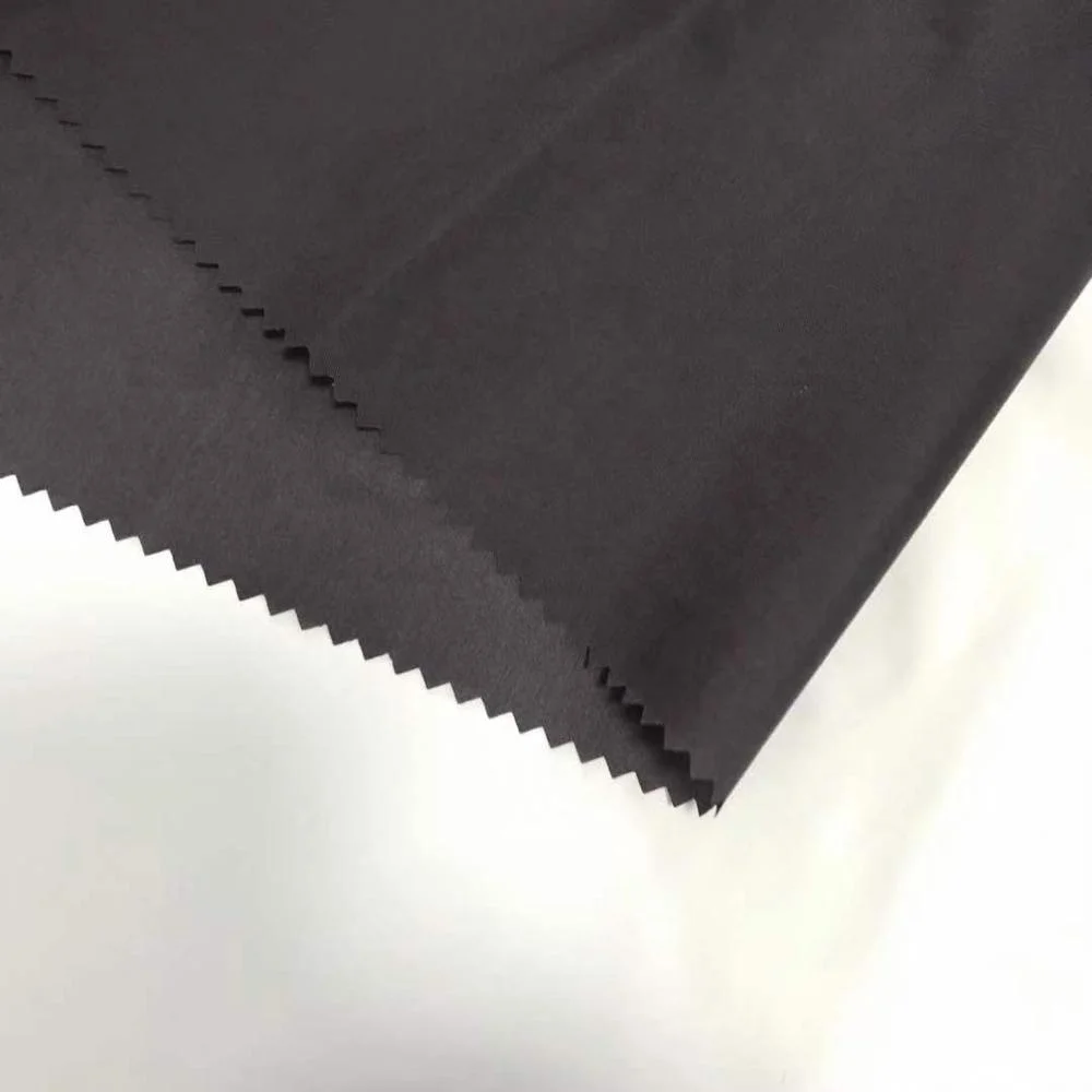 
210T PU Coating Nylon Taffeta Fabric WR WP 1500mm For Garment Down Coat Waterproof Fabric 