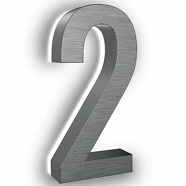 Home Furnishing Store Front Business Sign house number backlit custom led logo sign Led Backlit Letter Signs For Company