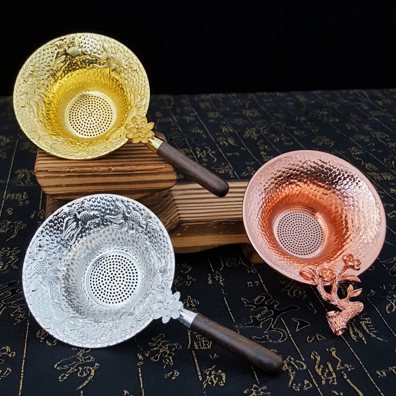 Дешевый металлический сетчатый ситечко для заваривания чая с ручкой, новый дизайн