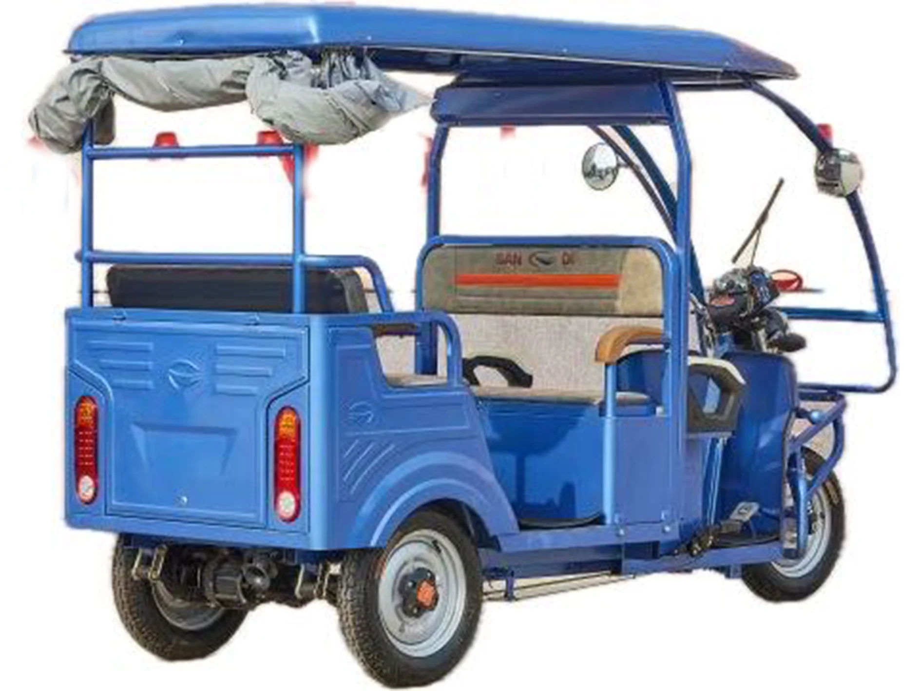SD-010 Factory Price Utility Electric 3 Wheel E-Rickshaw Passenger Taxi Tricycle