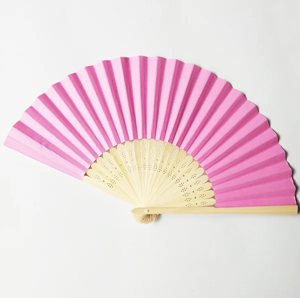 high quality custom carved bamboo hand fan two side printing silk folding hand fan