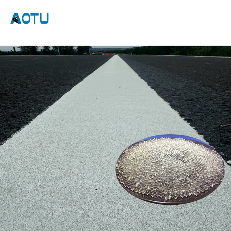 Стеклянные бусины с высокой круглой скоростью для дорожной разметки световозвращающие стеклянные микросферы Линий Дорожной Разметки