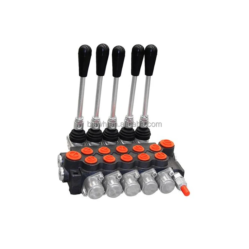 P40 series hydraulic multi way directional valve used in garbage truck