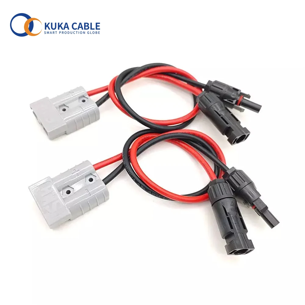 Рамка фотогальванической панели производственная линия MC 4 Разъем для 50A Andersons зарядки PV1-F кабель панели солнечные Кабель-адаптер