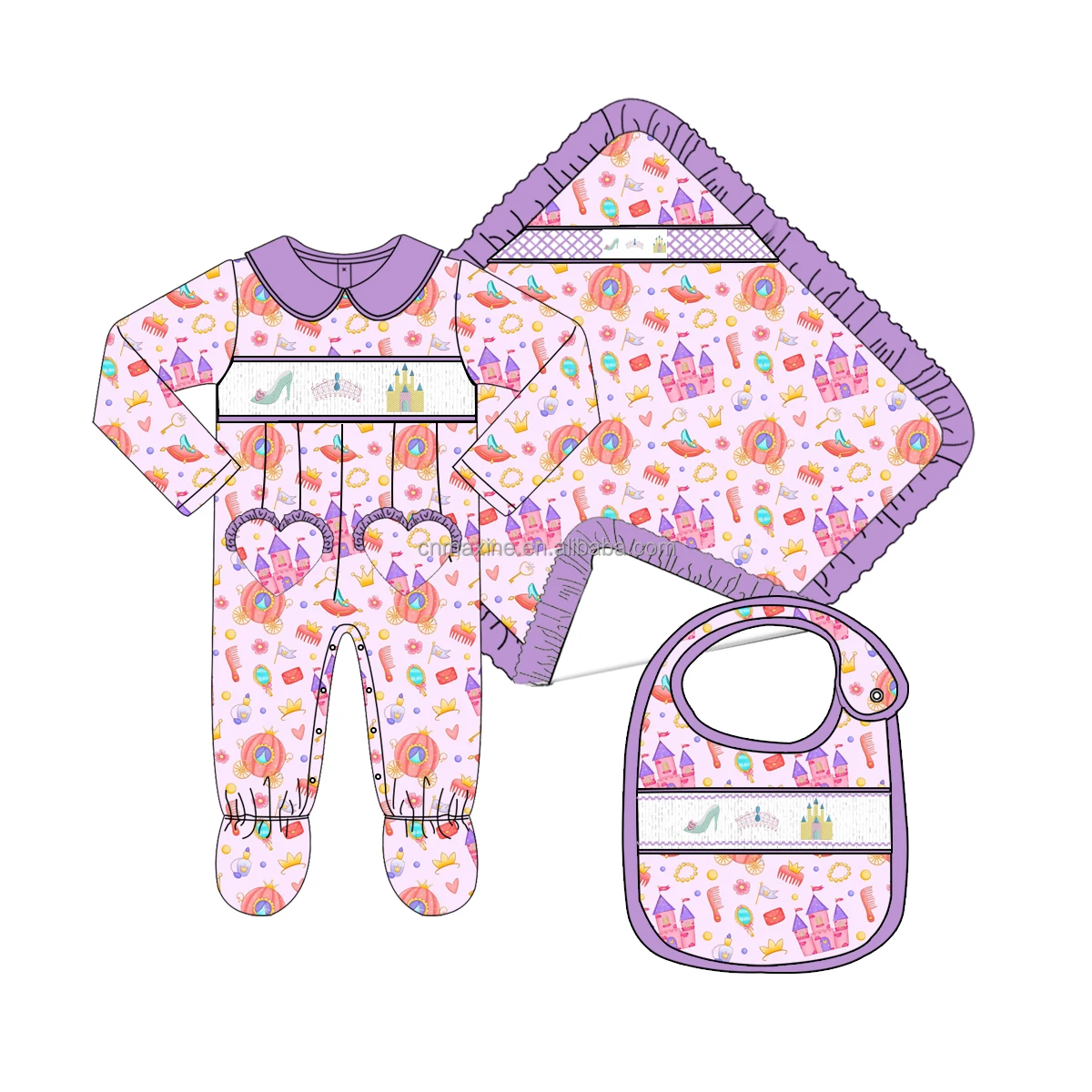 Manufacturer design Elegant Baby girl Dress Nice unicorn printed Baby girl Spring Dress For Party