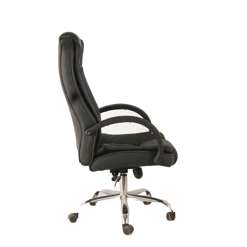 Luxury Black ergonomic  leather rotating sigma office chair