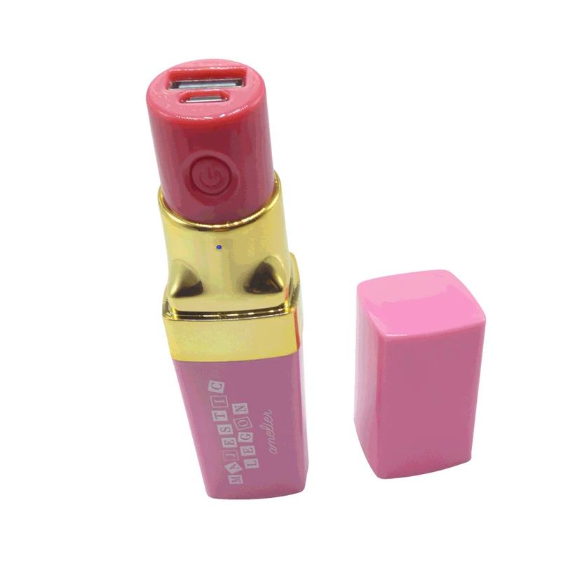 Universal 3350mAh Lipstick Power Bank for Cell Phone