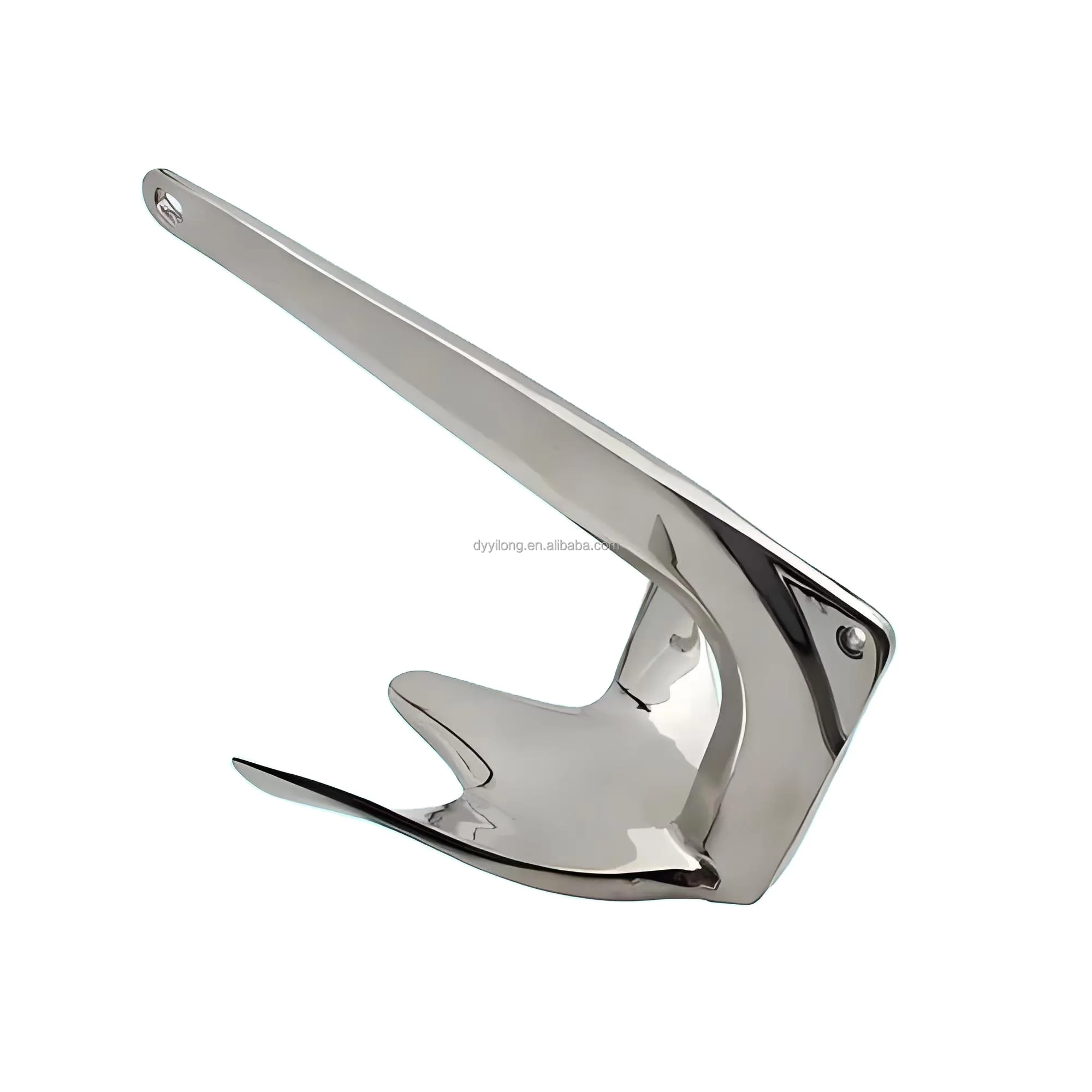 Custom Boat Accessories Marine 316 Stainless Steel Boat Anchor Mirror Polished Bruce Claw Anchor casting parts
