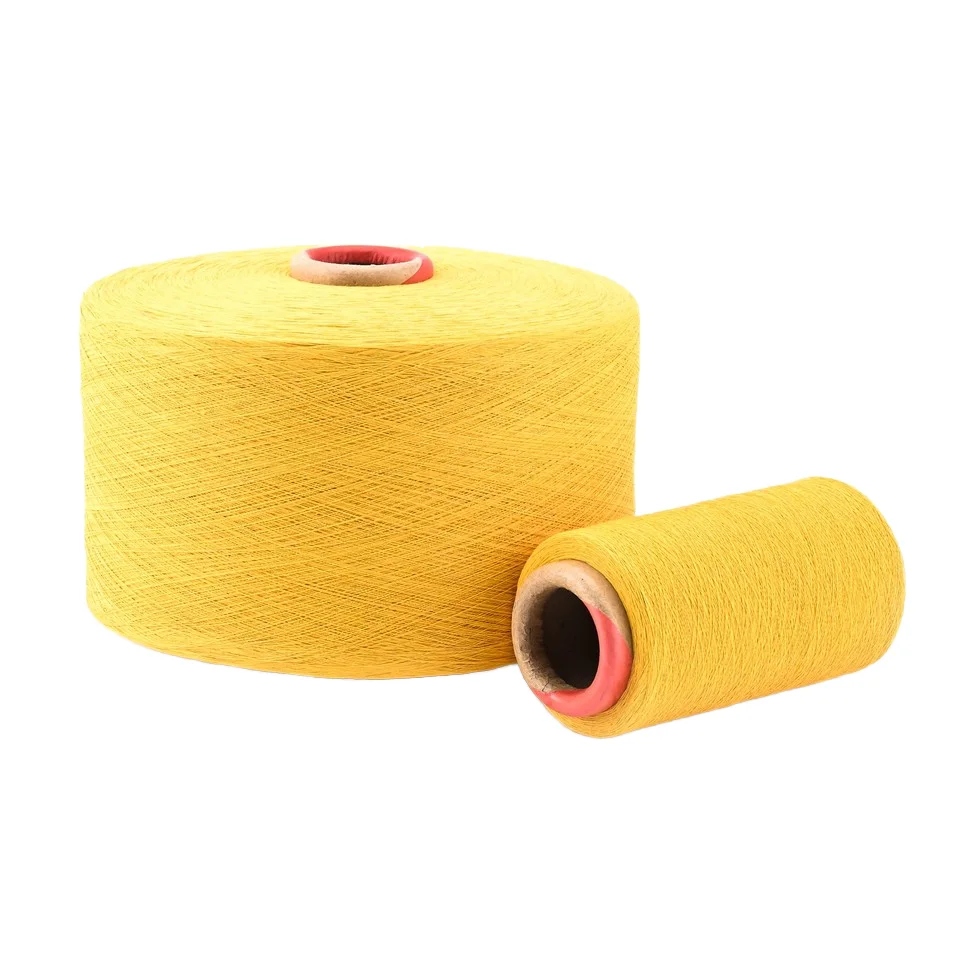 High Quality 20/1 TC Recycled Polyester Cotton Blended Open End Yarn for Weaving and Knitting Raw Pattern Fabric