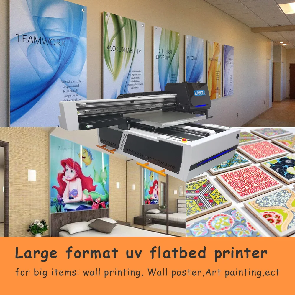 Digital 8 Color Direct DIY Pen Id Card CD PVC Glass Leather Metal Wood Phone Case Led Ink Jet Flatbed Spot Uv Printer 6090