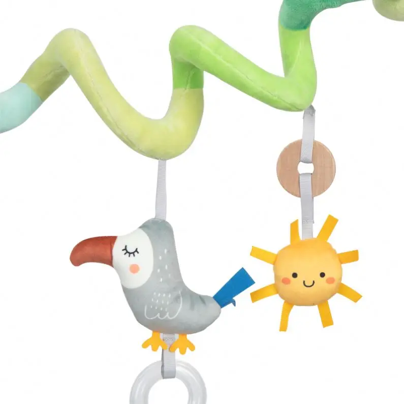 Baby Multifunctional Bed Bell Cart Hanging Bed Bell Early Education Animal Bed Pendant Baby Comfort Plush Toy