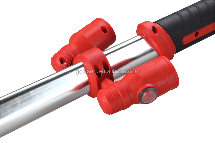 110v 220v 750w 225mm 9 Inch Portable Fold Long Handle Hand Pole Wall Sanding Drywall Sander Machine With Vacuum LED Light