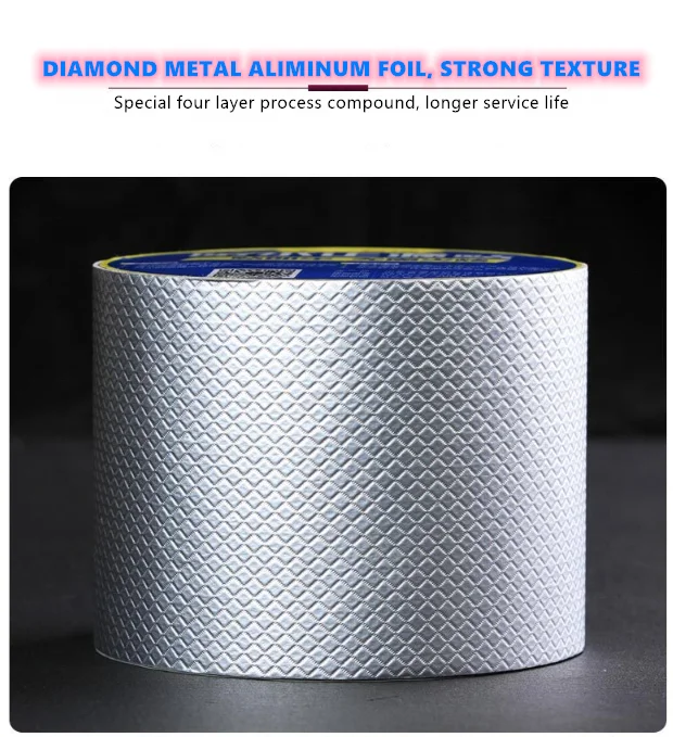 Aluminum Foil Butyl Rubber Sealing Tape