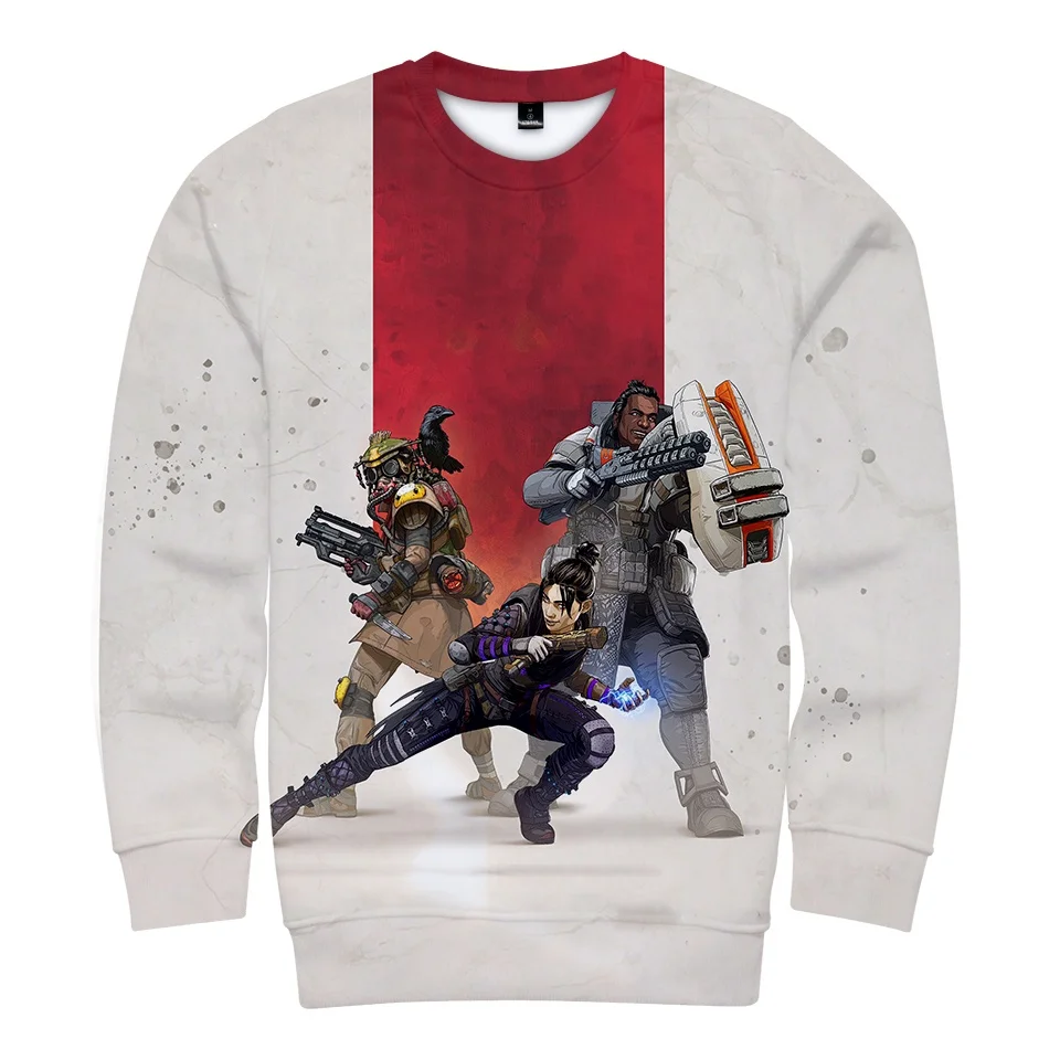 No Moq Mixed Size Designs Sweatshirt In Game Design Print Competitive Price Pull Over Hoodie Wholesale Hoodies Supplier