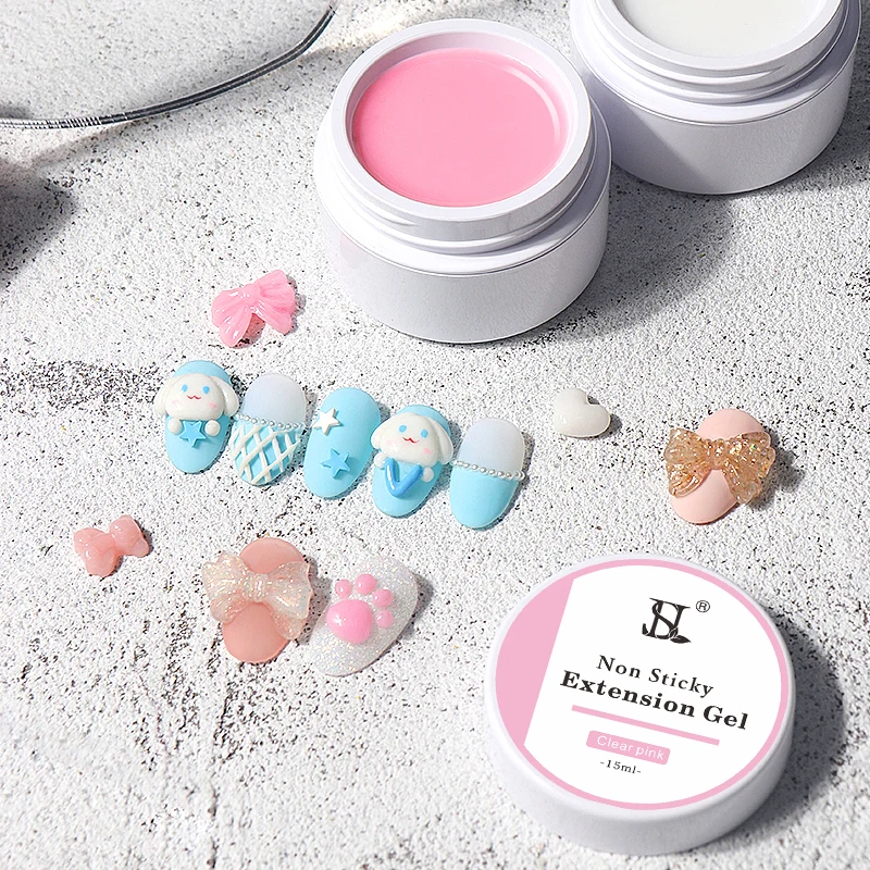 HS Newest Multifunction Sculpture Carving Nail Gel Polish Solid Non Sticky Extension Gel Builder