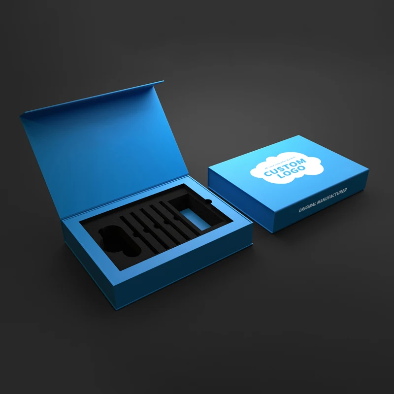 Custom Logo Luxury Recyclable Cardboard Rigid Magnet Box Packaging Paper Folding Magnetic Gift Box With Magnetic Lid