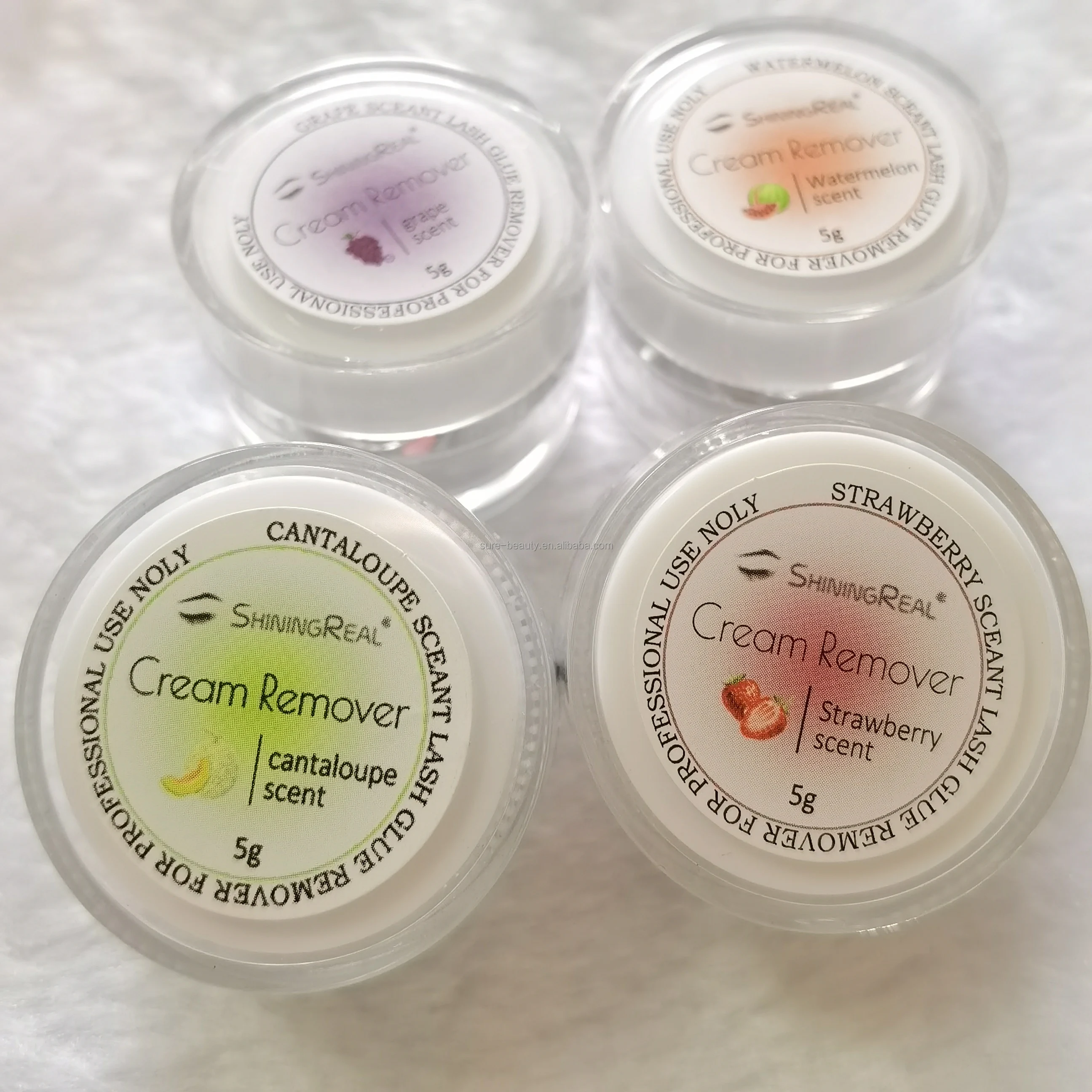 Private Label 5g Organic Scented Removedor De Pegamento Pestanas Eyelash Extension Glue Cream Remover