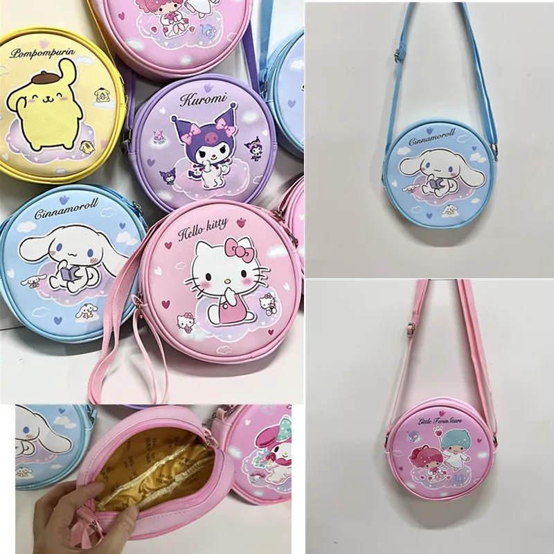 new designer wholesale cute shopping handbag bags student girl cartoon kawaii crossbody bag pu leather melody shoulder bag