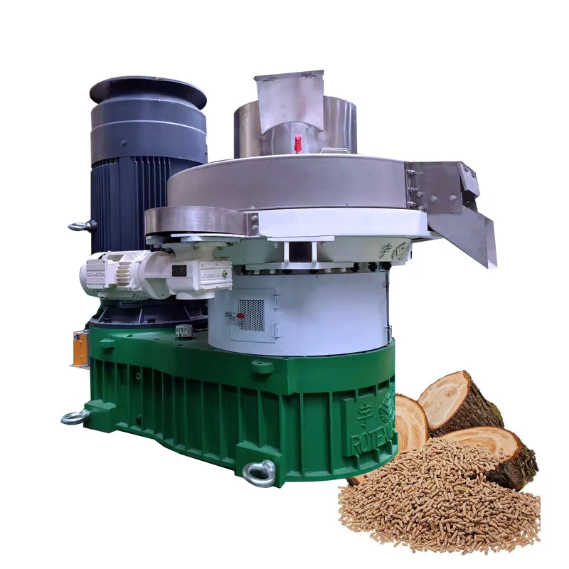 Wood Granulator Machine Biomass Waste PLC control biomass pellet granulator