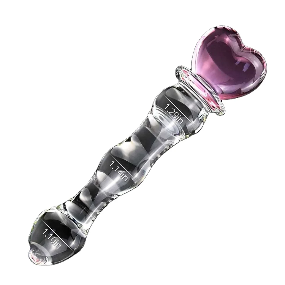 Anal Butt Stimulation Advanced Crystal Beads Anal Butt Plug Vaginal Glass Dildo Adult Sex Toys Anal Toys