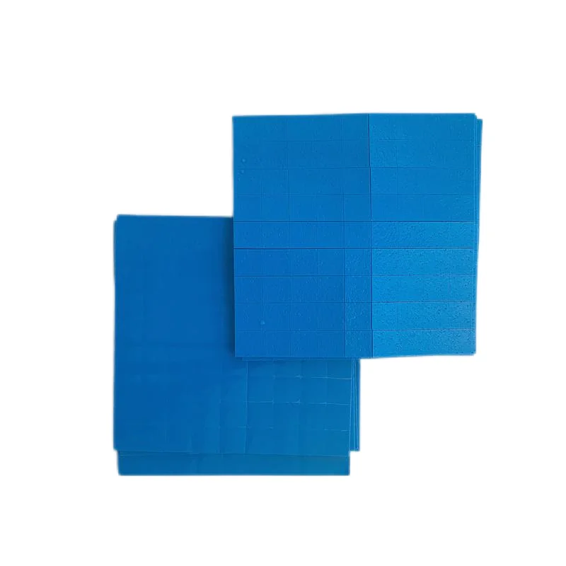 Newest 18X18X2.8 Adhesive PVC Pads Glass Protection Removable Glue PVC Spacers Gasket For Glass