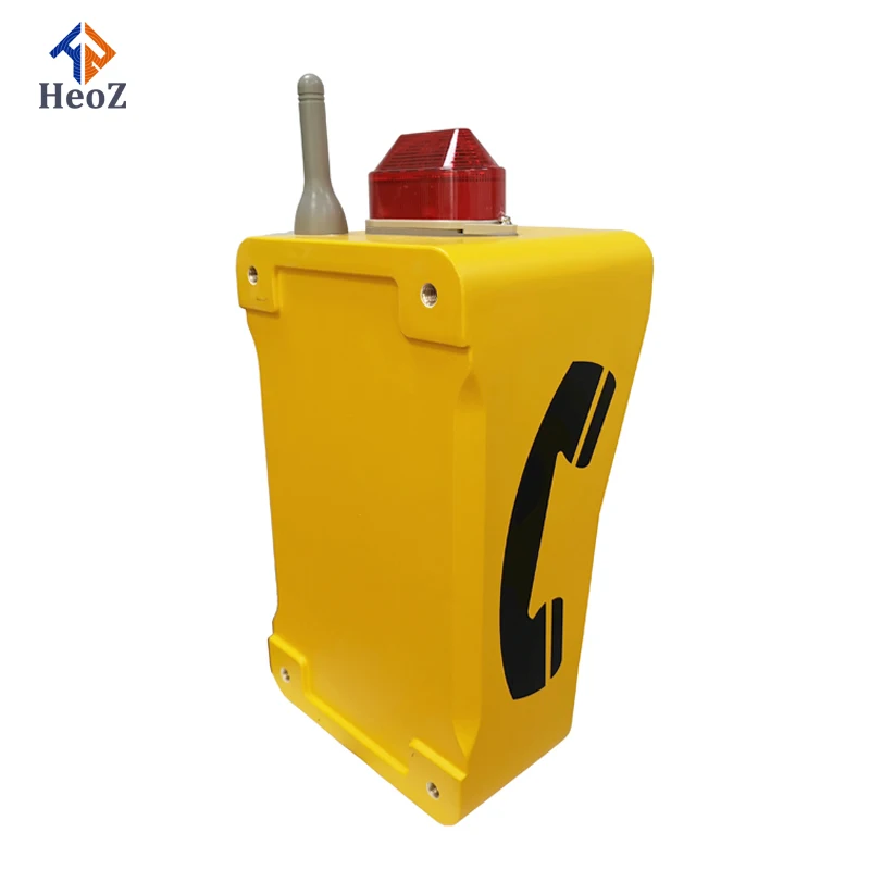 2022 Weatherproof Highway Call Box Solar Panel VoIP GSM Expressway Telephone Emergency Roadside Telephone