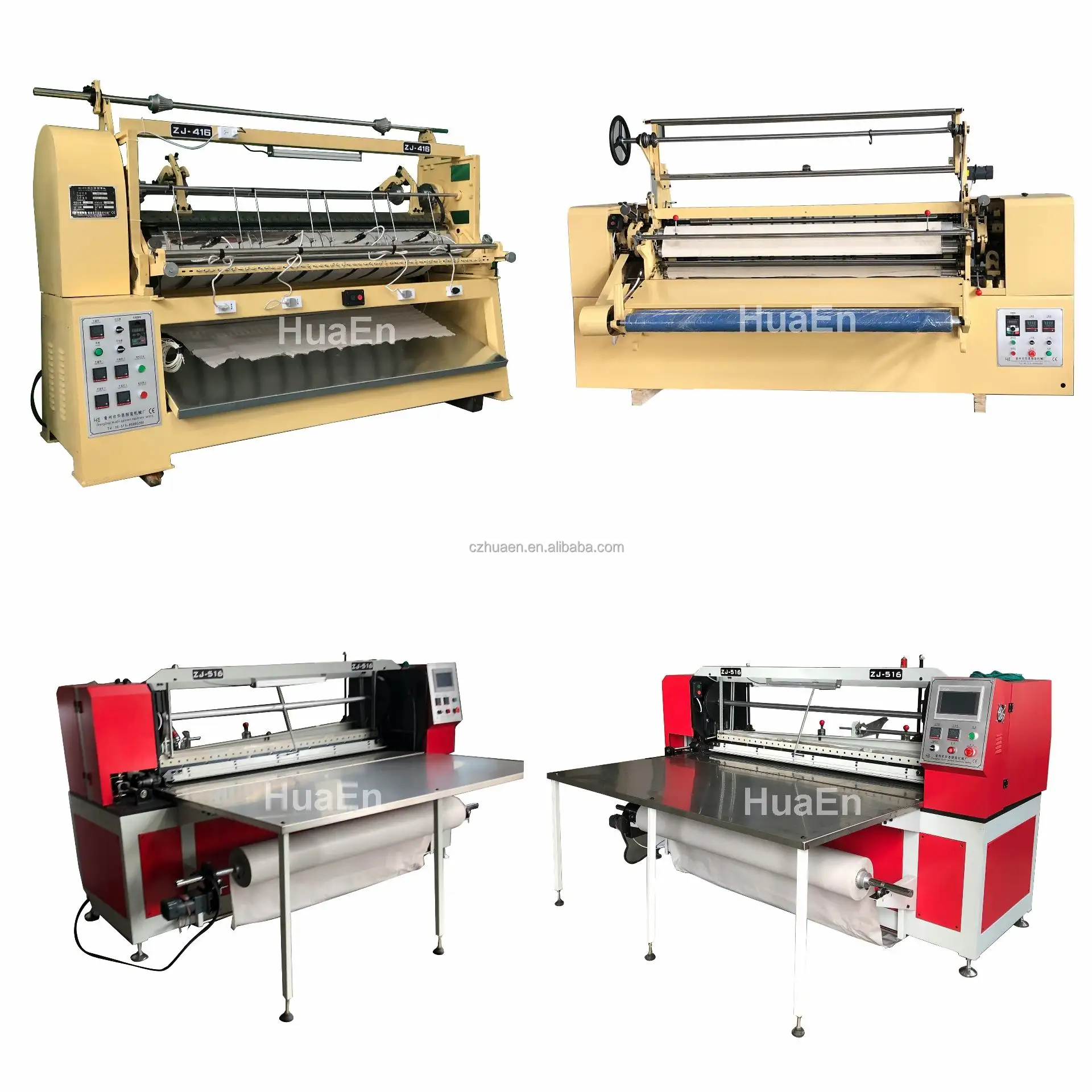 Factory manufacturer HuaEn ZJ516 two in one accordion sunray pleating machine for