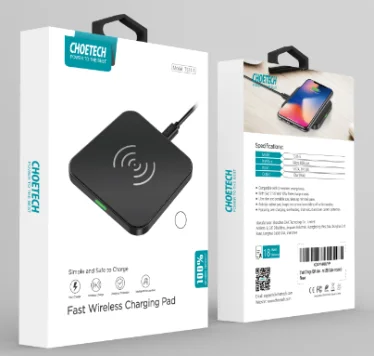  CHOETECH CE RoHS FCC Qi ETL RCM Certified QI 10w Portable Fast Wireless Phone