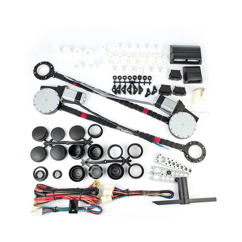 Electronic 12 volts universal type car power window kit