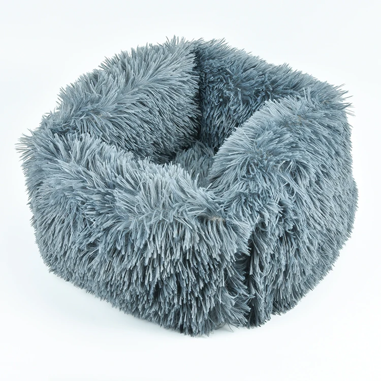 
pet bed cat warm sleeping bag Plush Faux Fur Dog Beds Cats Comfortable Warm Deep Nest 