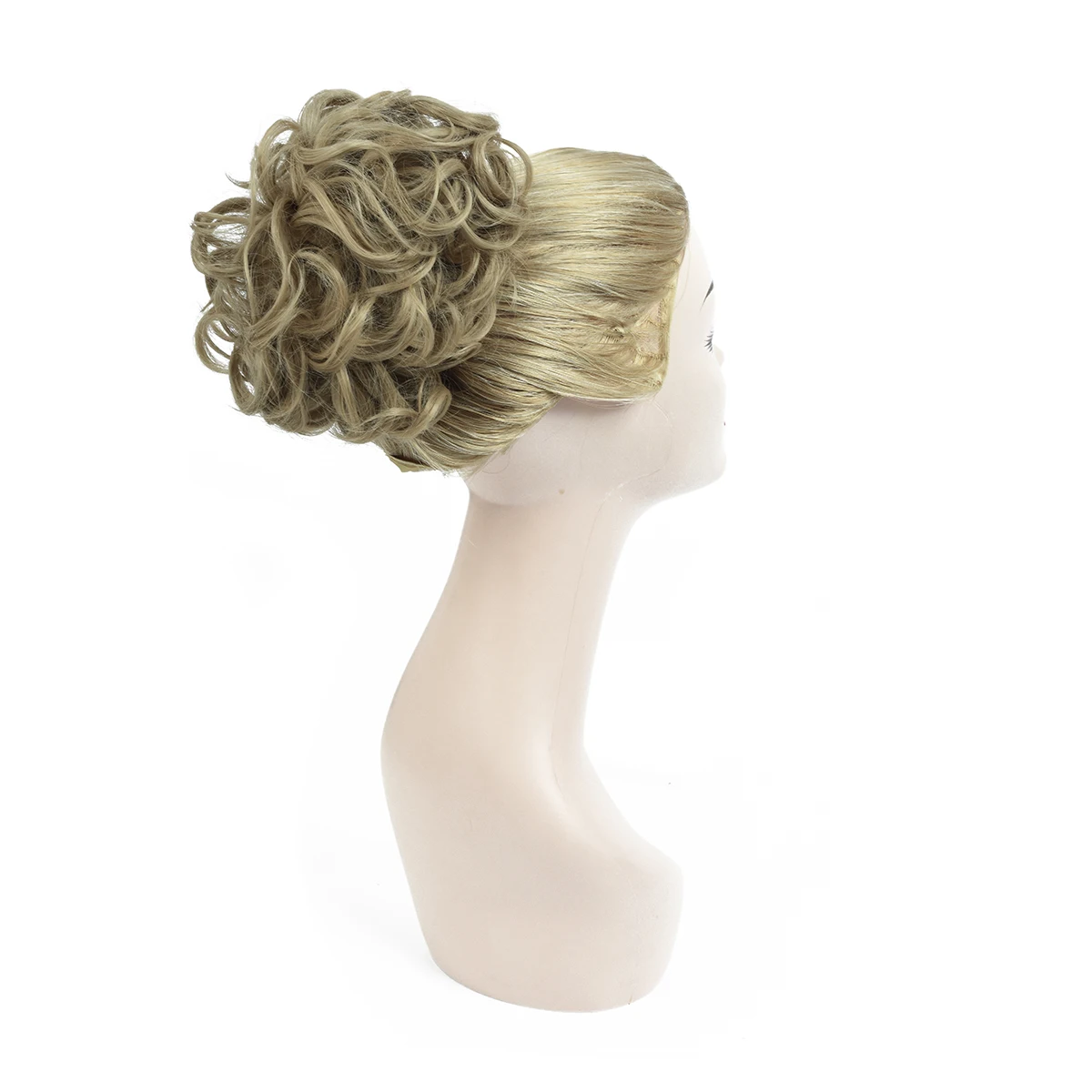 Бесплатная доставка, женские густые Кудрявые Волнистые волосы для наращивания, спутанные кусочки волос, спутанные шиньоны для наращивания волос