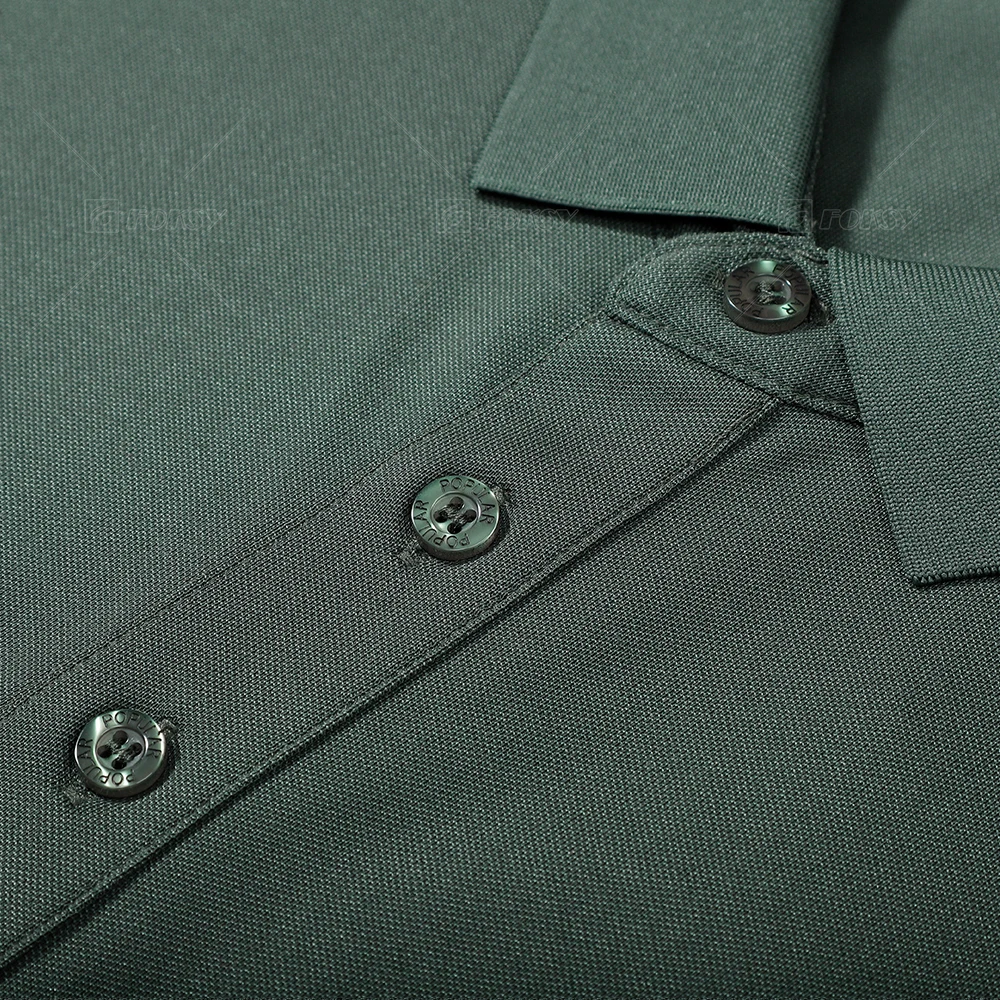 High Quality Custom Logo Polo Shirts Wholesale Silk Cotton Embroidered Golf T-Shirts Knitted Fabric Polo T-Shirts