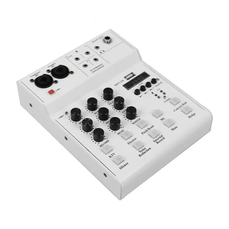 Professional Audio Interface Sound Card Mixer Recording Studio KG-09 Sound Card