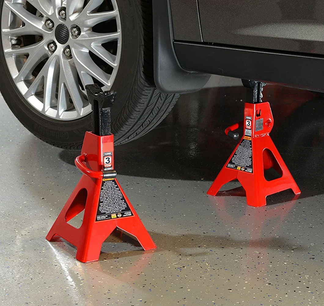 
steel Heavy Duty Jack stand Self-Locking Ratchet for car 