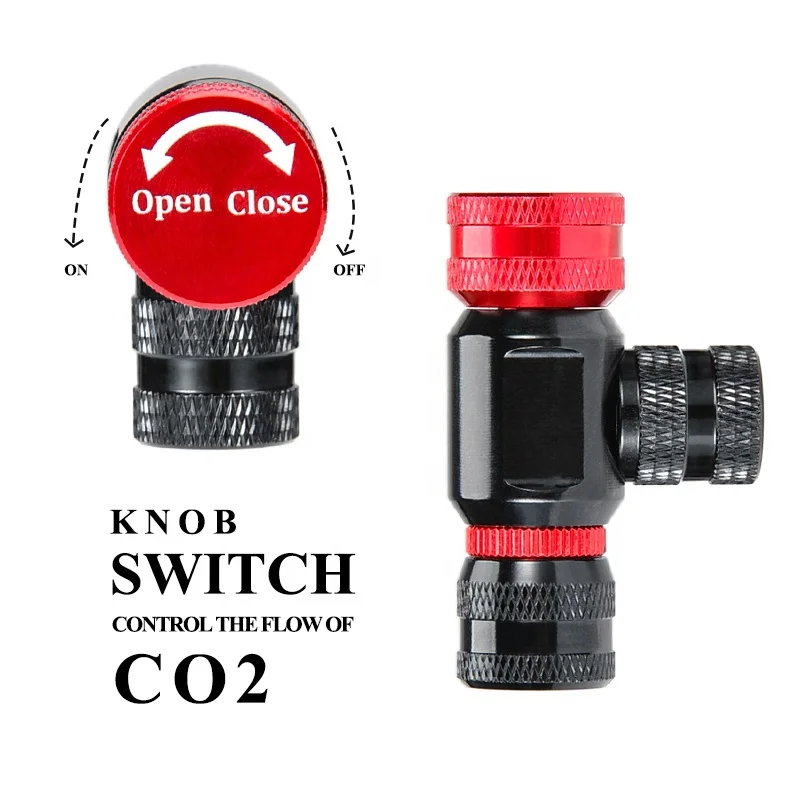 Portable Bicycle CO2 Pump High Pressure CO2 Cartridge Adapter Mount  FV AV Compatible Schrader Presta Valve Bicycle Accessories