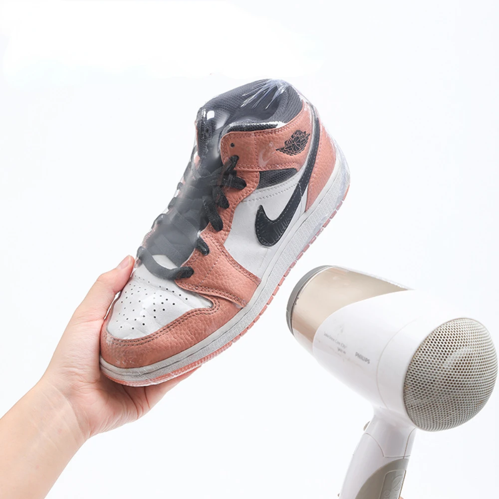 Shoes shrink film household PVC dustproof plastic daily necessities anti-oxidation protective sneakers packaging shrink film