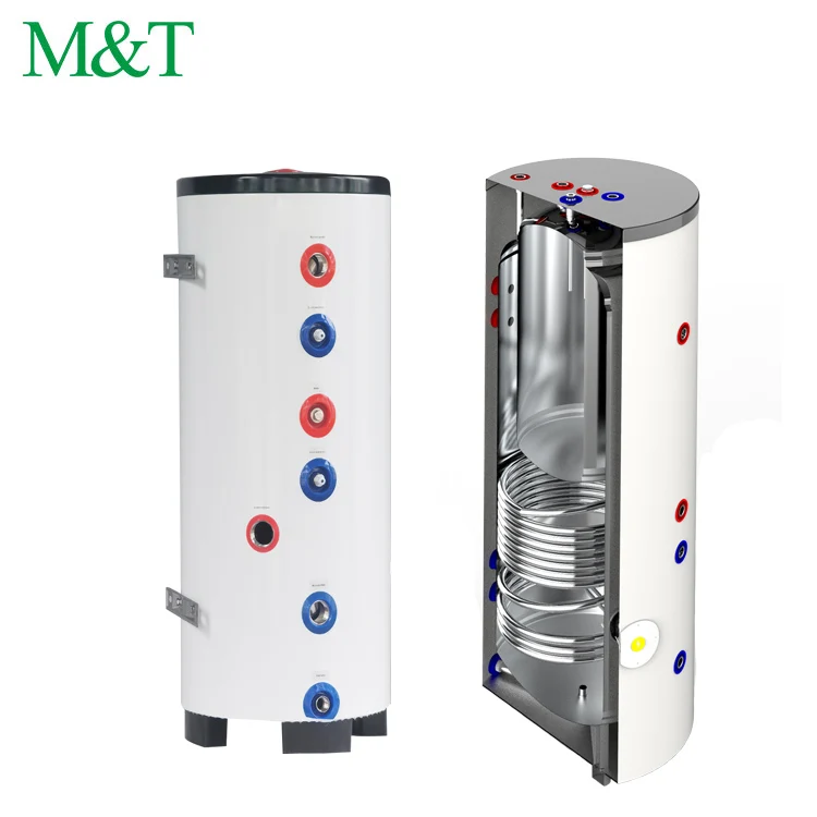 China Wholesale Household 100-300 Liter Heat Pump Water Storage Tank Domestic Dhw Hot Water Tank For Sale