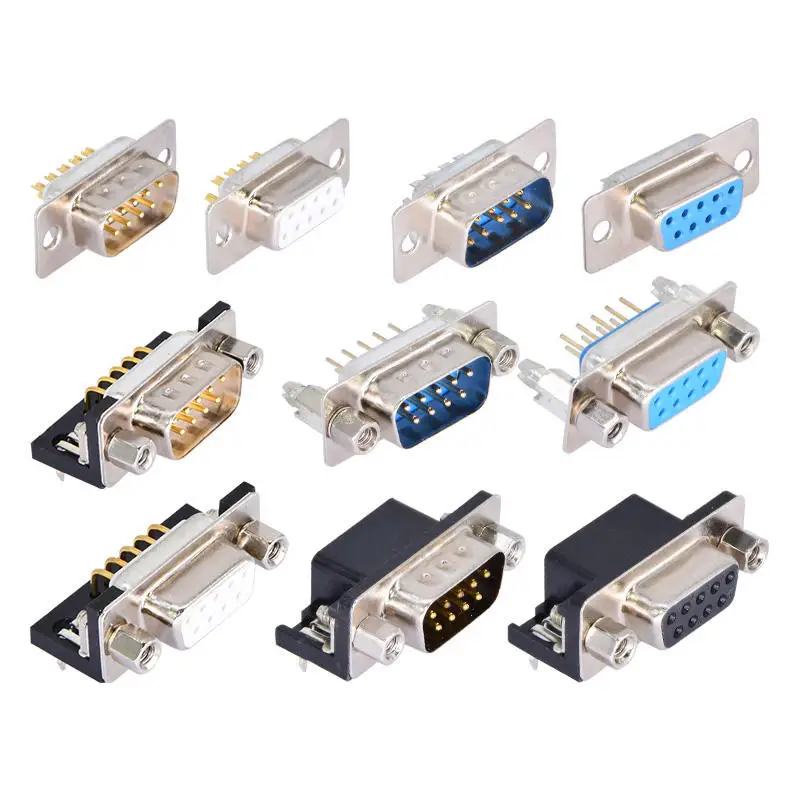 D Sub High-end J30J Series DB9 DB15 DB25 DB37 14 Pin  Type mil-std m Connector