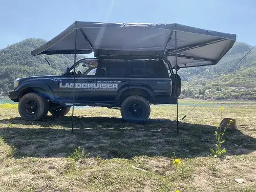 4X4 алюминиевая водонепроницаемая палатка для кемпинга автомобильный боковой тент навес от солнца