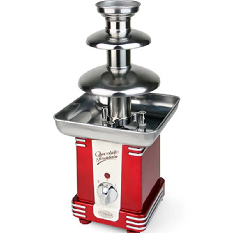 Упаковочная машина для шоколада на батарейках, мини-фонтан для шоколада, машина для приготовления горячего шоколада