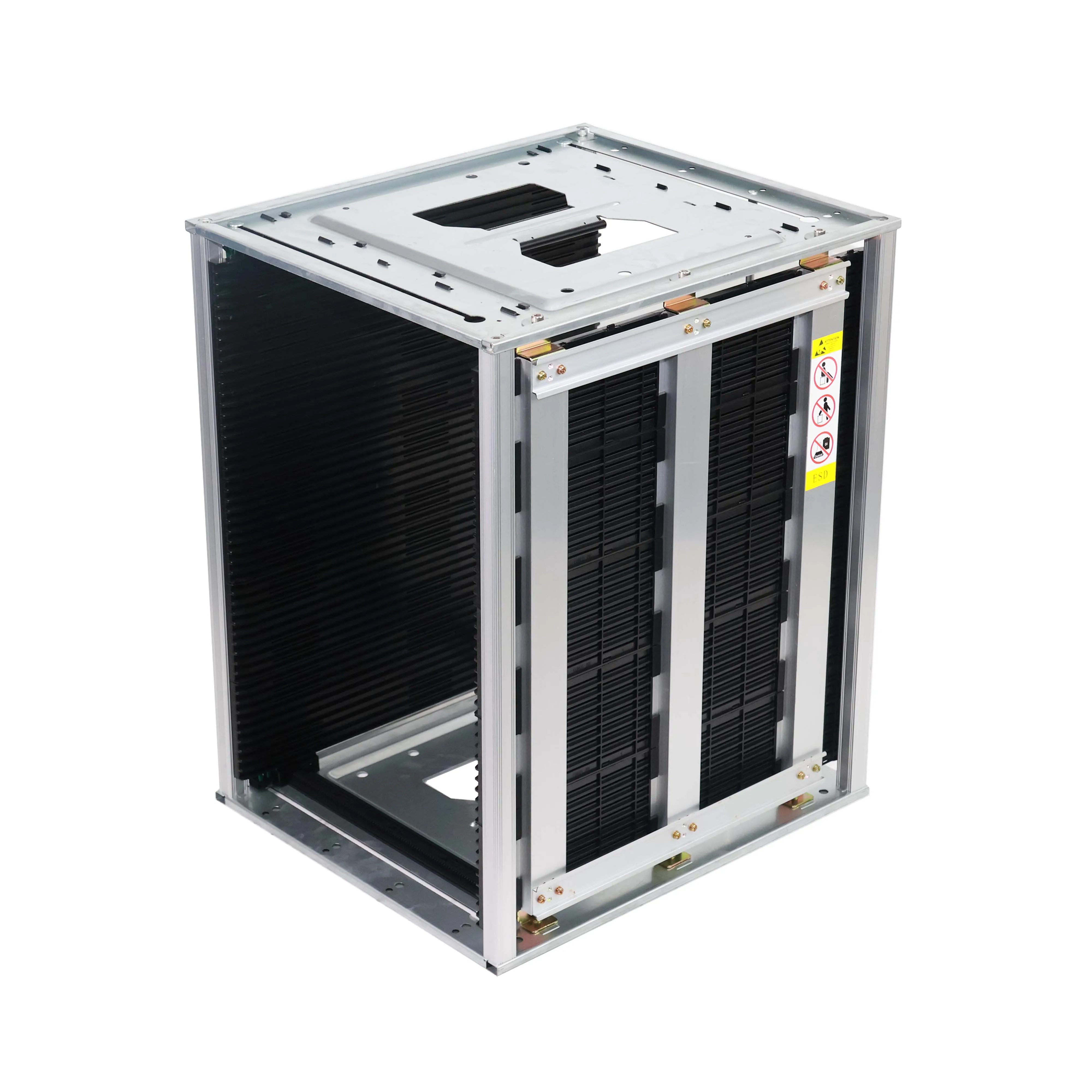 Durable Folding SMT ESD PCB Magazine Rack adjustable antistatic circulation rack