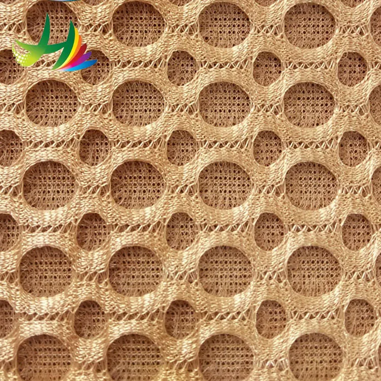 Durable Shoes Material Recycled Big Hole 3D Air Mesh Spacer Sandwich Fabric
