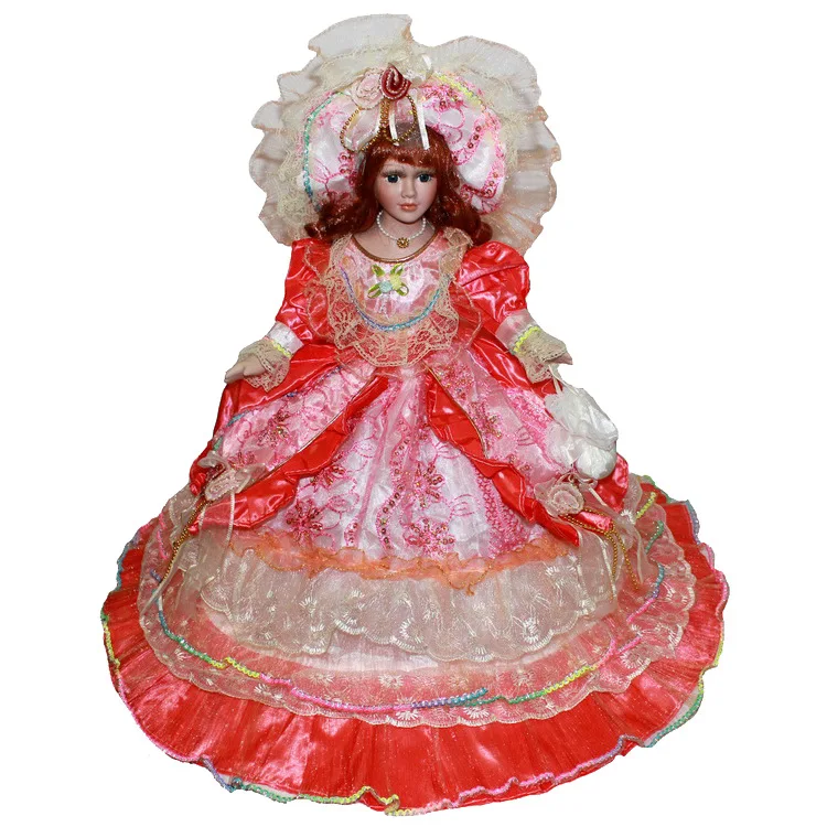 
romantic victoria style porcelain dolls for sale 18 inch princess dress ceramic doll gift 